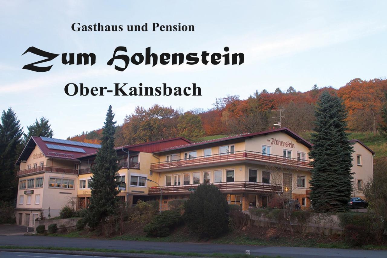 Hotel Gasthaus Zum Hohenstein Ober-Kainsbach Exterior foto